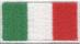 Bandierine "ITALIA" ricamate